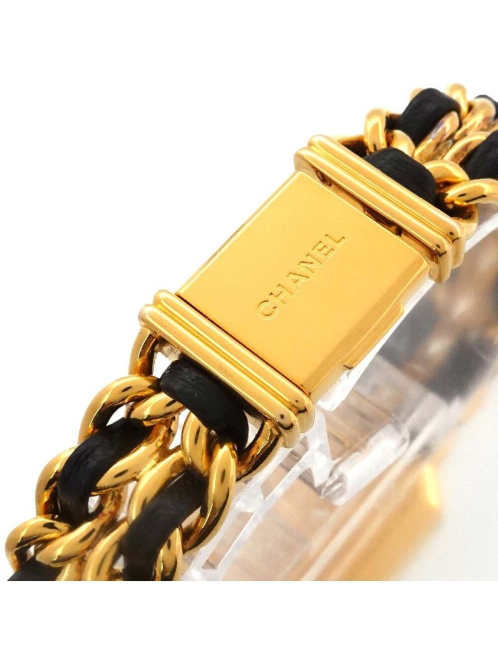 Chanel Premiere M Vintage Watch Black Gold - Picture 6 of 6
